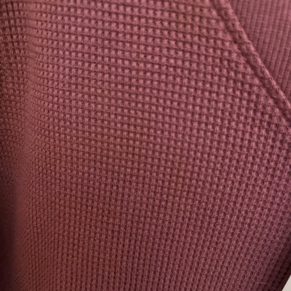 NWT Pact Women's Sienna Thermal Waffle Henley Pullover - Picture 8 of 16